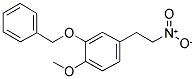 1-(3-BENZYLOXY-4-METHOXYPHENYL)-2-NITROETHANE 结构式