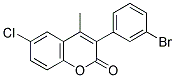 3(3'-Bromophenyl)-6-chloro-4-methylcoumarin 结构式