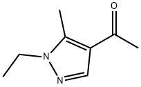 1-(1-乙基-5-甲基-4-吡唑)乙酮 结构式