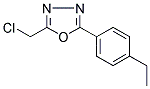 2-(Chloromethyl)-5-(4-ethylphenyl)-1,3,4-oxadiazole 结构式
