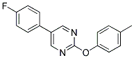 5-(4-FLUOROPHENYL)-2-(4-METHYLPHENOXY)PYRIMIDINE 结构式