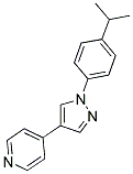 4-[1-(4-ISOPROPYLPHENYL)-1H-PYRAZOL-4-YL]PYRIDINE 结构式