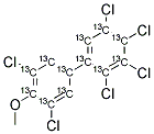 13C12-4-METHOXY-2',3,3',4',5,5'-HEXACHLOROBIPHENYL 结构式