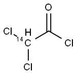 DICHLOROACETYL CHLORIDE, [2-14C] 结构式