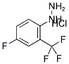 4-FLUORO-2-(TRIFLUOROMETHYL)PHENYLHYDRAZINE HYDROCHLORIDE 结构式