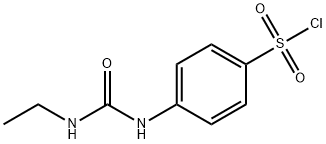 4-(3-ETHYL-UREIDO)-BENZENESULFONYL CHLORIDE 结构式