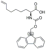 (2S)-FMOC-2-AMINO-8-NONENOIC ACID 结构式