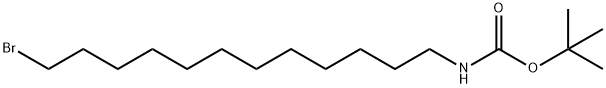 12-(T-BOC-AMINO)-1-DODECYL BROMIDE 结构式