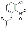 3-(DIFLUOROMETHOXY)-2-NITRO-CHLOROBENZENE 结构式