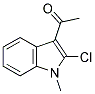 1-(2-CHLORO-1-METHYL-1H-INDOL-3-YL)ETHANONE 结构式