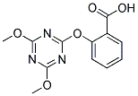 2-[(4,6-DIMETHOXYTRIAZIN-2-YL)OXY]BENZOIC ACID 结构式