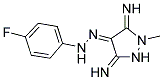 (4E)-3,5-DIIMINO-1-METHYLPYRAZOLIDIN-4-ONE (4-FLUOROPHENYL)HYDRAZONE 结构式
