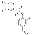 3,4-DICHLORO-BENZENESULFONIC ACID 4-FORMYL-2-METHOXY-PHENYL ESTER 结构式