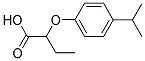 2-(4-异丙基苯氧基)丁酸 结构式