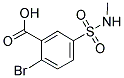2-BROMO-5-[(METHYLAMINO)SULFONYL]BENZOIC ACID 结构式