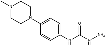 N-[4-(4-METHYLPIPERAZINO)PHENYL]-1-HYDRAZINECARBOXAMIDE 结构式