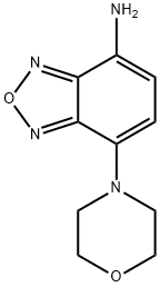 7-吗啉-4-基苯并[1,2,5]恶二唑-4-基胺 结构式