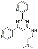 N,N-DIMETHYL-N'-(2-PYRIDIN-2-YL-6-PYRIDIN-4-YLPYRIMIDIN-4-YL)ETHANE-1,2-DIAMINE 结构式