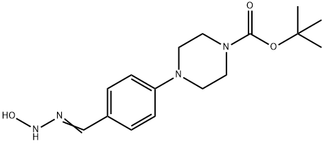 TERT-BUTYL 4-[4-[AMINO(HYDROXYIMINO)METHYL]PHENYL]TETRAHYDRO-1(2H)-PYRAZINECARBOXYLATE 结构式