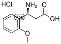 (S)-3-AMINO-3-(2-METHOXY-PHENYL)-PROPANOIC ACID HYDROCHLORIDE 结构式