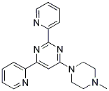 4-(4-METHYLPIPERAZIN-1-YL)-2,6-DIPYRIDIN-2-YLPYRIMIDINE 结构式