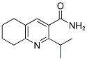 2-ISOPROPYL-5,6,7,8-TETRAHYDROQUINOLINE-3-CARBOXAMIDE 结构式