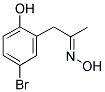 (5-Bromo-2-hydroxyphenyl)acetone oxime 结构式