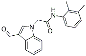 N-(2,3-DIMETHYLPHENYL)-2-(3-FORMYL-1H-INDOL-1-YL)ACETAMIDE 结构式