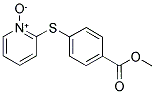 2-(4-CARBOMETHOXYPHENYLTHIO)PYRIDINE-N-OXIDE 结构式