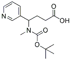 4-(TERT-BUTOXYCARBONYL-METHYL-AMINO)-4-PYRIDIN-3-YL-BUTYRIC ACID 结构式