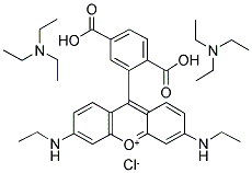 5-CARBOXY-X-RHODAMINE TRIETHYLAMINE SALT 结构式