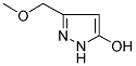 3-(METHOXYMETHYL)-1H-PYRAZOL-5-OL 结构式