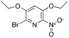2-BROMO-3,5-DIETHOXY-6-NITROPYRIDINE 结构式
