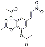 1-(3,4,5-TRIACETOXYPHENYL)-2-NITROETHENE 结构式