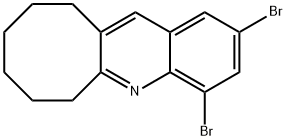 2,4-DIBROMO-6,7,8,9,10,11-HEXAHYDROCYCLOOCTA[B]QUINOLINE 结构式