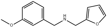 FURAN-2-YLMETHYL-(3-METHOXY-BENZYL)-AMINE 结构式