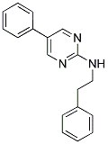 5-PHENYL-N-(2-PHENYLETHYL)PYRIMIDIN-2-AMINE 结构式