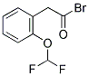 2-(DIFLUOROMETHOXY)PHENACYL BROMIDE 结构式