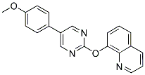 8-([5-(4-METHOXYPHENYL)PYRIMIDIN-2-YL]OXY)QUINOLINE 结构式