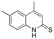 4,6-DIMETHYL-1H-QUINOLINE-2-THIONE 结构式