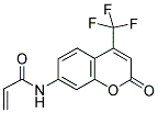7-(4-TRIFLUOROMETHYL)COUMARIN ACRYLAMIDE 结构式