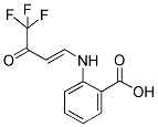 2-(4,4,4-TRIFLUORO-3-OXO-BUT-1-ENYLAMINO)-BENZOIC ACID 结构式