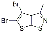 4,5-DIBROMO-3-METHYLTHIENO[3,2-D]ISOTHIAZOLE 结构式