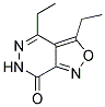 3,4-DIETHYL-6H-ISOXAZOLO[3,4-D]PYRIDAZIN-7-ONE 结构式