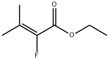 2-氟-3-甲基丁-2-烯酸乙酯 结构式