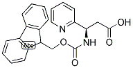 (R)-3-(9H-FLUOREN-9-YLMETHOXYCARBONYLAMINO)-3-PYRIDIN-2-YL-PROPIONIC ACID 结构式