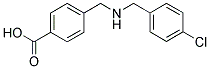 4-(((4-CHLOROBENZYL)AMINO)METHYL)BENZOIC ACID 结构式