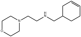 N-(环己-3-烯-1-基甲基)-2-吗啉-4-基乙胺 结构式