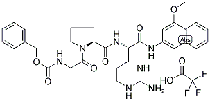 Z-GLY-PRO-ARG 4-METHOXY-2-NAPHTHYLAMIDE TFA 结构式