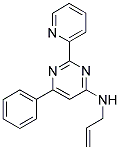 N-ALLYL-6-PHENYL-2-PYRIDIN-2-YLPYRIMIDIN-4-AMINE 结构式